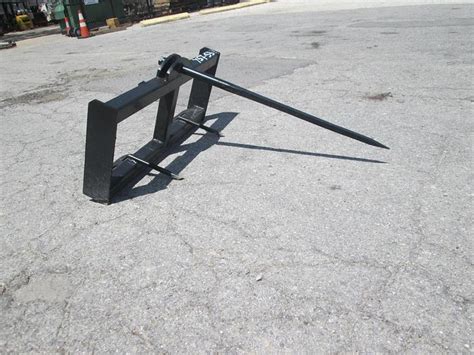 used skid steer hay spear for sale|hay spear attachment for bobcat.